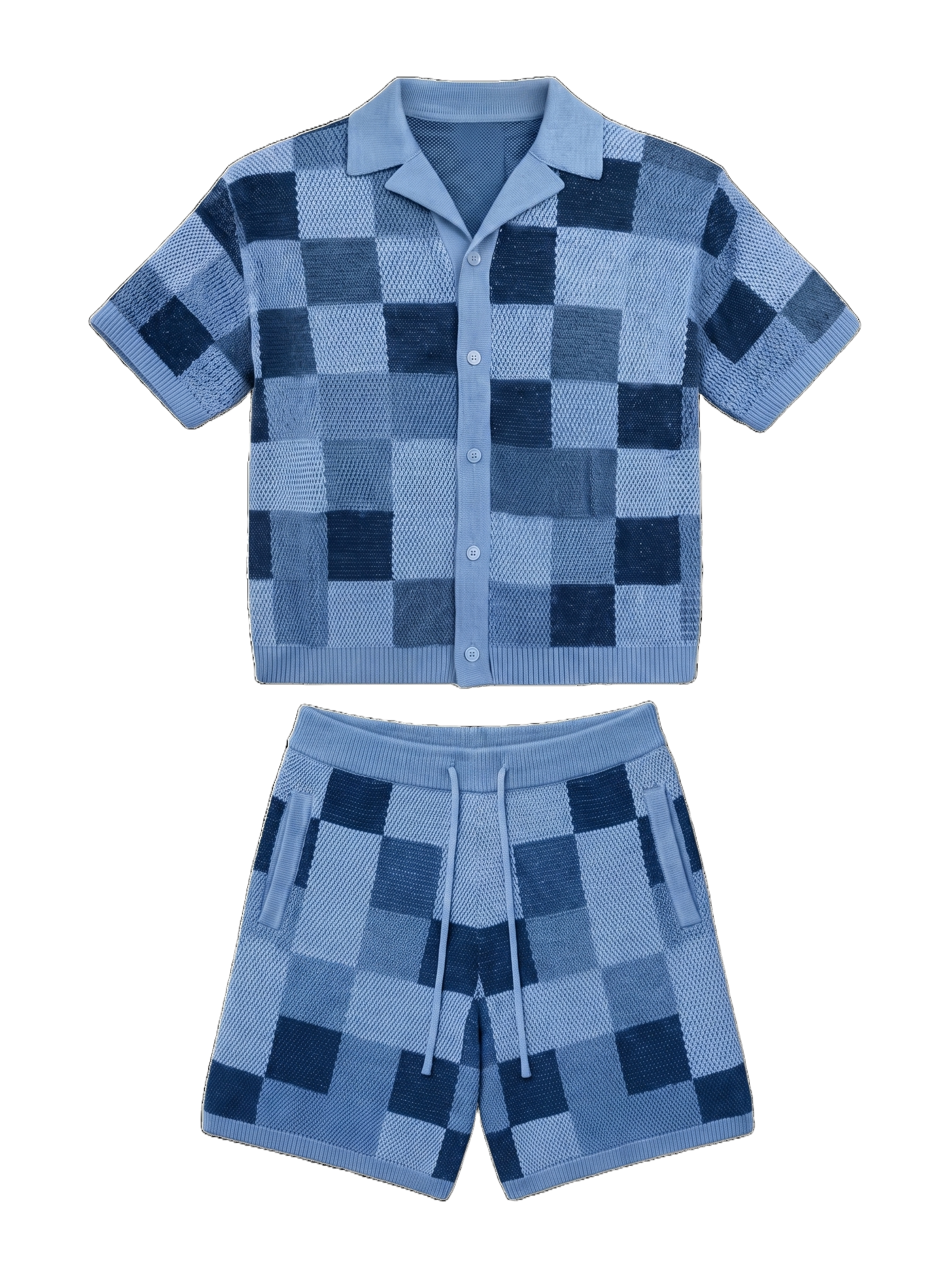 ESSNTL Pixel Set Blue Woman
