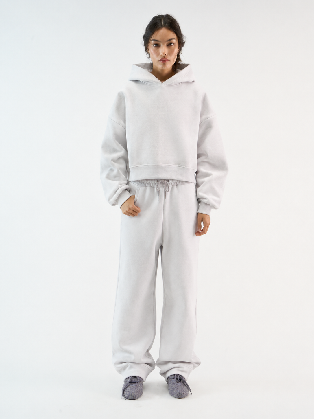Hoodie In Cloud Woman