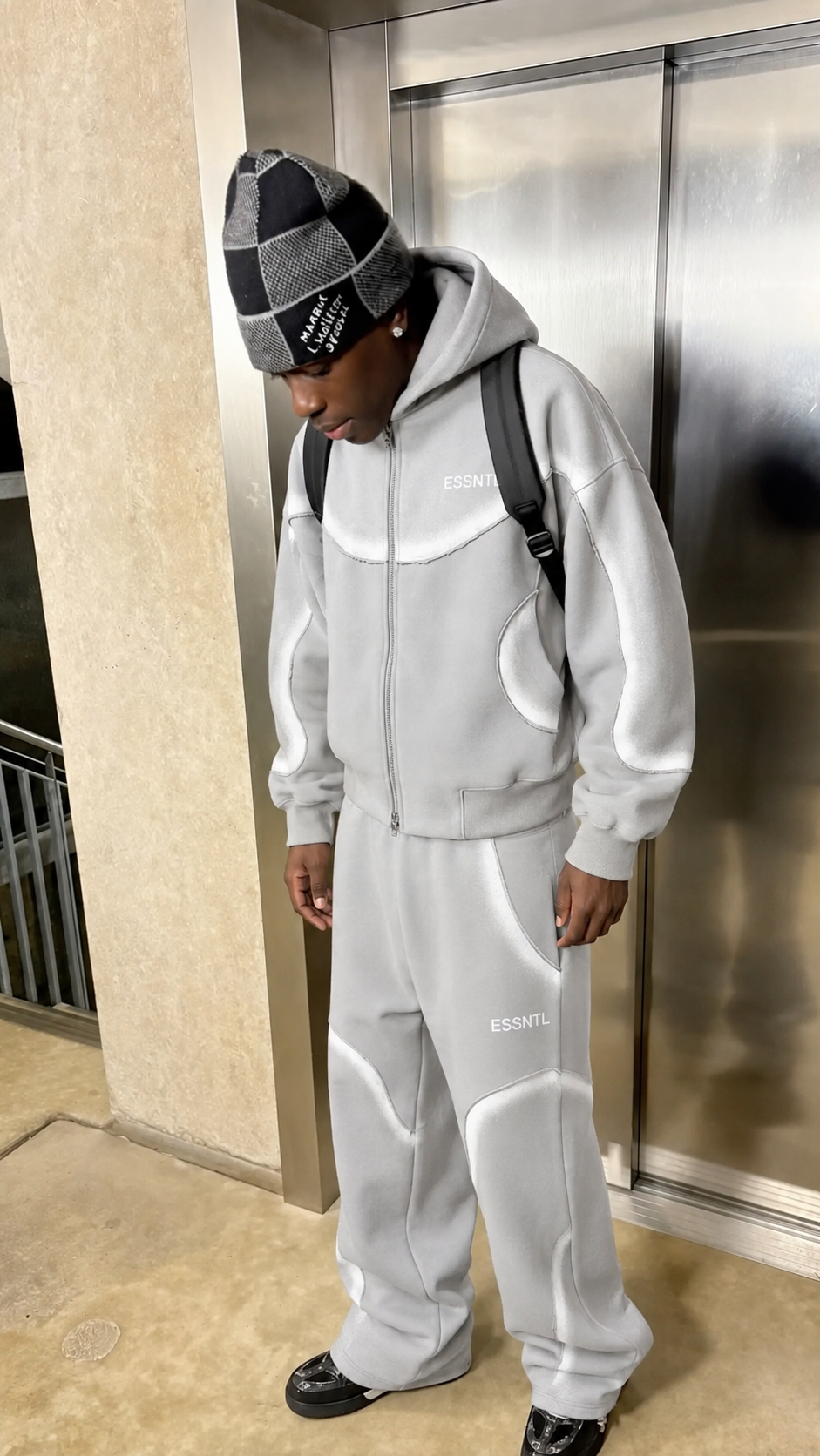 Daniel R. wearing ESSNTL
