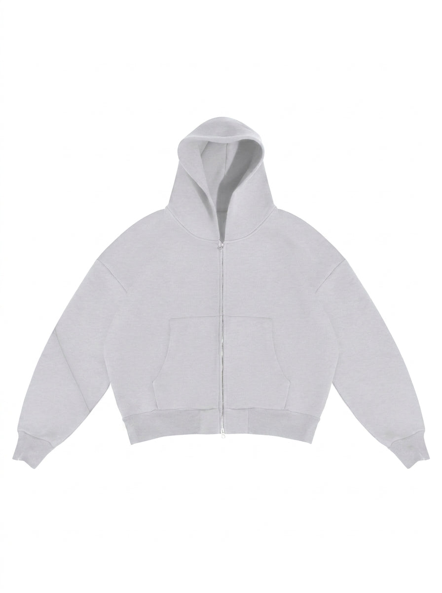 Zip Hoodie In Cloud
